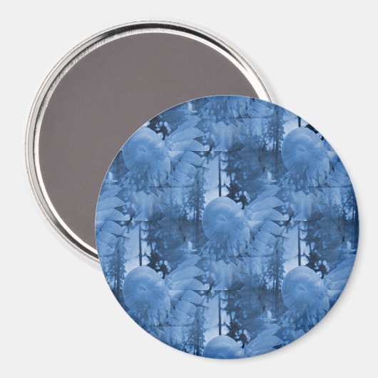 Snow flowers..... magneet (Voorkant / Achterkant)