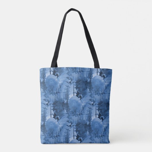 Snow flowers..... tote bag (Achterkant)