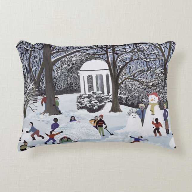 Snow Follies Accent Kussen (Voorkant)