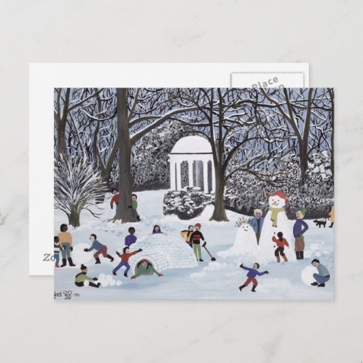 Snow Follies Briefkaart (Voorkant / Achterkant)