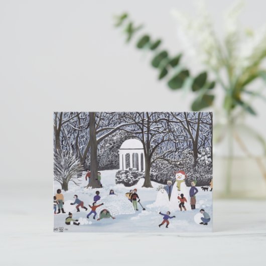 Snow Follies Briefkaart (Staand voorkant)