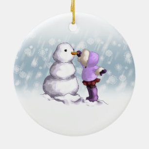 Snow Friend Keramisch Ornament