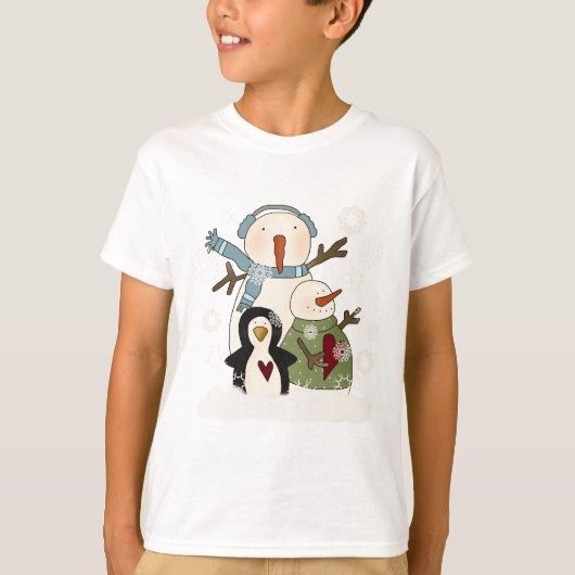 Snow Friends Holiday T-shirts en cadeautjes (Voorkant)