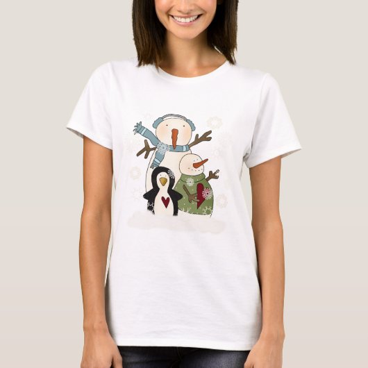 Snow Friends Holiday T-shirts en cadeautjes (Voorkant)