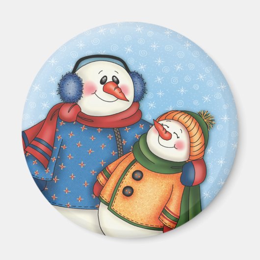 "Snow Friends" magneet (Voorkant)