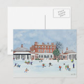 Snow Fun Briefkaart (Voorkant / Achterkant)