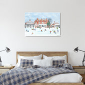 Snow Fun Canvas Afdruk (Insitu (Slaapkamer))