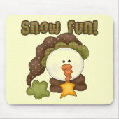 Snow Fun One T-shirts en cadeaus Muismat (Voorkant)