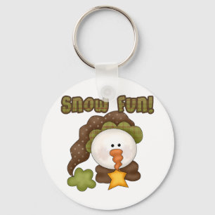 Snow Fun One T-shirts en cadeaus Sleutelhanger