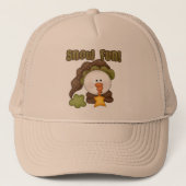 Snow Fun One T-shirts en cadeaus Trucker Pet (Voorkant)