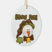 Snow Fun Sneeuwman Ornament (Rechts)