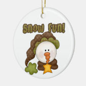 Snow Fun Sneeuwman Ornament (Links)