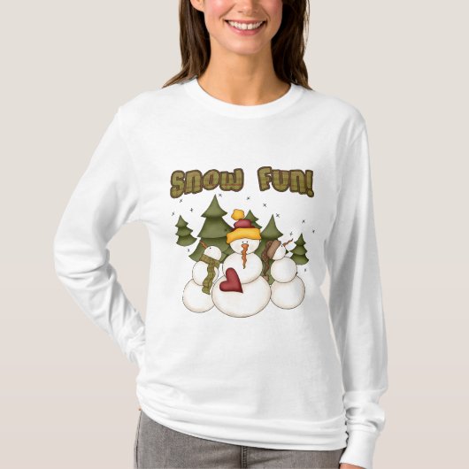 Snow Fun Twee T-shirts en cadeaus (Voorkant)