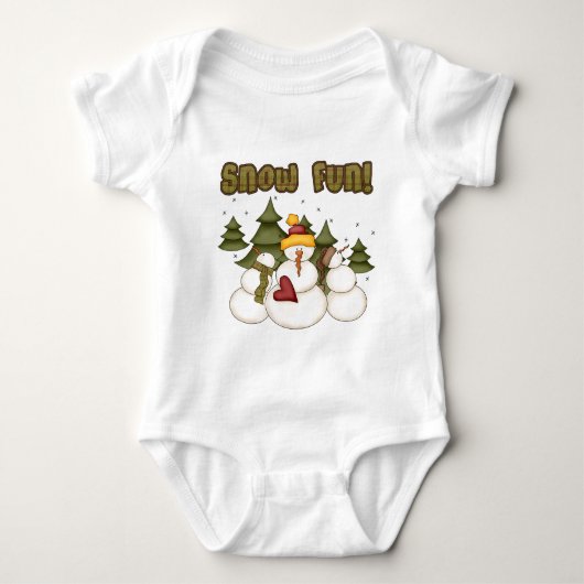 Snow Fun Twee T-shirts en cadeaus (Voorkant)