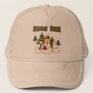 Snow Fun Twee T-shirts en cadeaus Trucker Pet