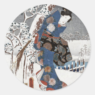 Snow Geisha Stickers