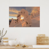 Snow Ghosts In The Whitefish Range Poster (Keuken)
