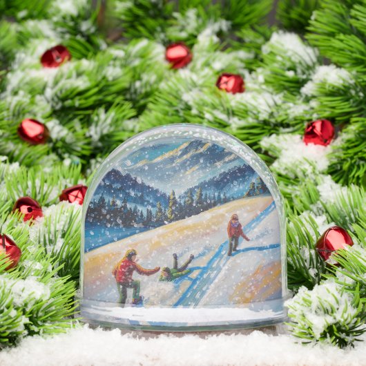 Snow Globe and Fun Mountain Snow Sneeuwbol (Kerstmis)
