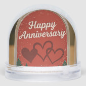snow globe Anniversary Sneeuwbol (Achterkant)