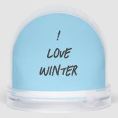 Snow Globe - Cat Looking Up Sneeuwbol (Achterkant)