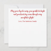 Snow Globe Fairy Holiday Card (Achterkant)