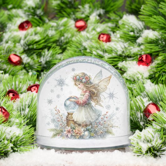 Snow Globe Fairy  Sneeuwbol (Kerstmis)