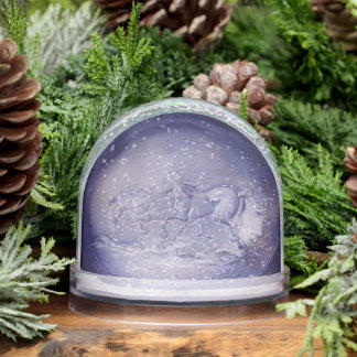 Snow Globe - Galloping Horses Sneeuwbol