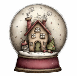 Snow Globe Magic Staand Fotobeeldje