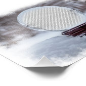 Snow Globe Template Foto Afdruk (Hoek)