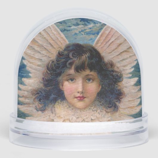 Snow Globe VINTAGE ANGEL  Sneeuwbol (Voorkant)