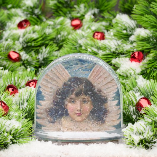 Snow Globe VINTAGE ANGEL  Sneeuwbol (Kerstmis)