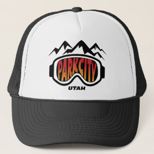 Snow Goggles Park City Utah Travel Ski souvenir Trucker Pet