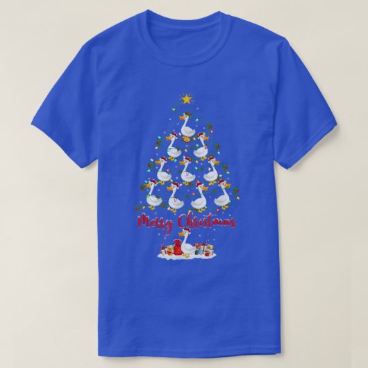 Snow Goose Lover Matching Santa Snow Goose Christm T-shirt (Design voorkant)