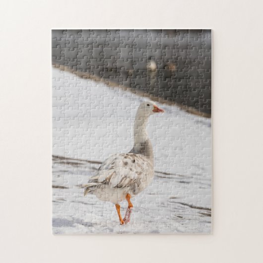 Snow Goose Strut Legpuzzel (Verticaal)