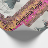 Snow Happy Girl Victoriaans IV Cadeaupapier (Hoek)