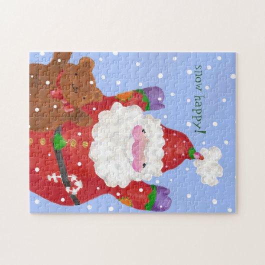 Snow Happy puzzle Legpuzzel (Horizontaal)