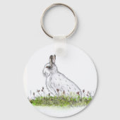 Snow Hare Sleutelhanger (Voorkant)