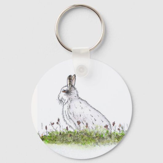 Snow Hare Sleutelhanger (Voorkant)