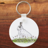 Snow Hare Sleutelhanger (Voorkant)