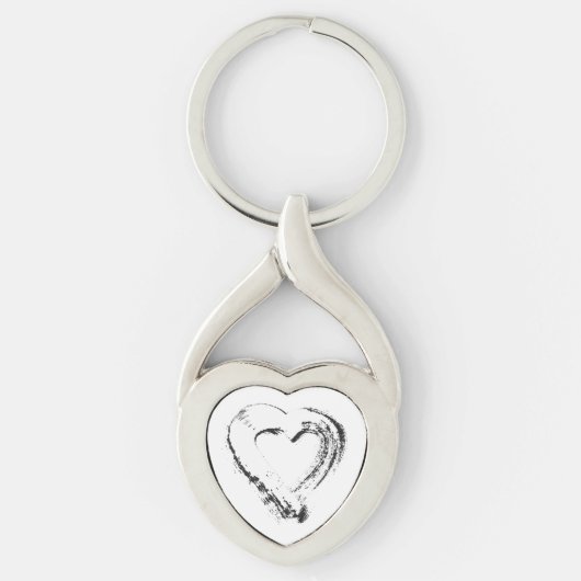Snow Heart Keychain (Voorkant)