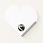 Snow Heart Spiral Notitieboek (Achterkant)