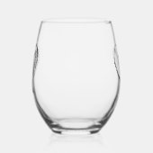 Snow Heart wijnglas Zonder Voet (Rechts)