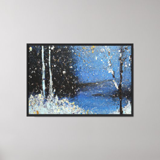 Snow Herfst Stretched Canvas Afdruk (Voorkant)