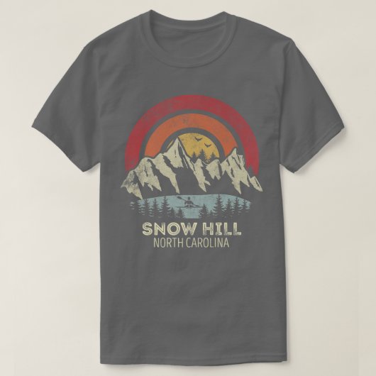 Snow Hill North Carolina Mountain Sunset Sunrise K T-shirt (Design voorkant)