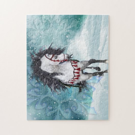 Snow Horse Puzzle Legpuzzel (Verticaal)