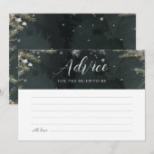 Snow In Love Advice Card Kaart (Voorkant / Achterkant)