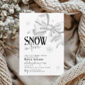 Snow In Love Bow Vrijgezellenfeest Sneeuwvlok Wint Kaart