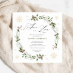 Snow in Love Christmas-Vrijgezellenfeest Kaart<br><div class="desc">Sneeuw in liefde Kerstmis bruids douche uitnodiging. Overeenkomende objecten beschikbaar.</div>