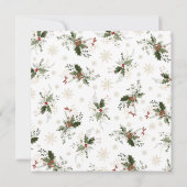 Snow in Love Christmas-Vrijgezellenfeest Kaart (Achterkant)