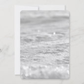 Snow in Love Frozen Winter Snowflake Vrijgezellenf Kaart (Achterkant)